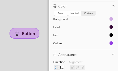 Button WebPart Screenshot