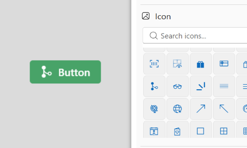 Button WebPart Screenshot