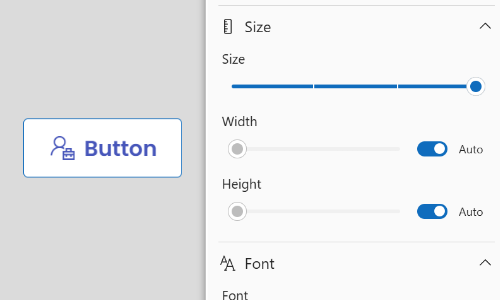 Button WebPart Screenshot